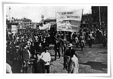 Manifestation en faveur des Bolcheviks