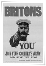 Une affiche de recrutement britannique