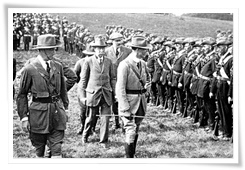 L'inspection de l'armée de l'Ulster Volunteer Force