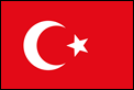 Drapeau de l'Empire ottoman en 1914
